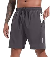 Aolesy Herren Sportshorts 5/7/10 Zoll – Mit Reißverschlusstaschen, Schnell Trocknend, Leicht, Für Gym & Laufen