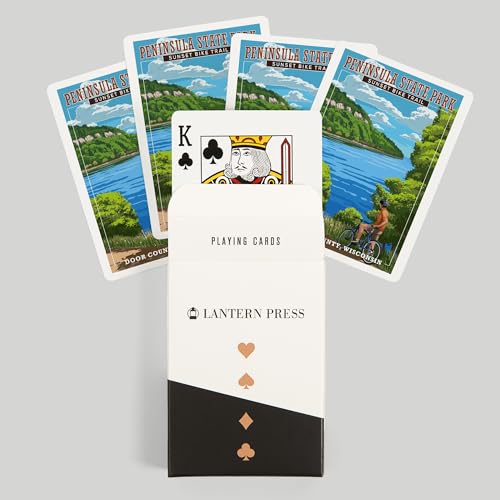 Lantern Press Naipes 52 Cartas Tamaño Póker miniatura 6