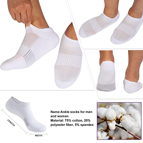 Running Ankle Socks for Women Athletic Cotton Cushioned 5-6 Pairs Workout No Show Socks Women - Image 5