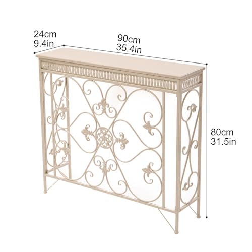 Cache-radiateur étagère meuble de rangement blanc pour maison - 4