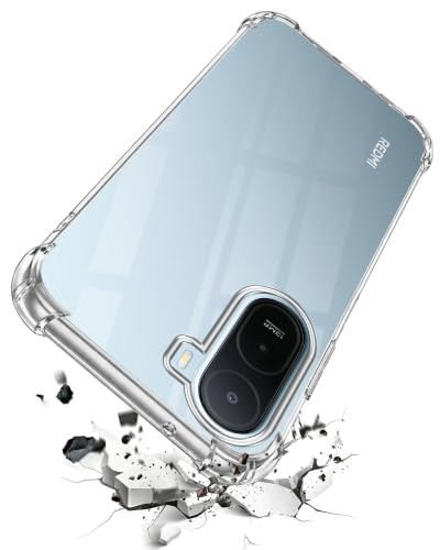 Image of Jkobi Shockproof Crystal-Clear Back Cover for Redmi A7 Pro 4G|5G (Anti Yellow Case | Drop & Camera Protection | Hard Polycarbonate)