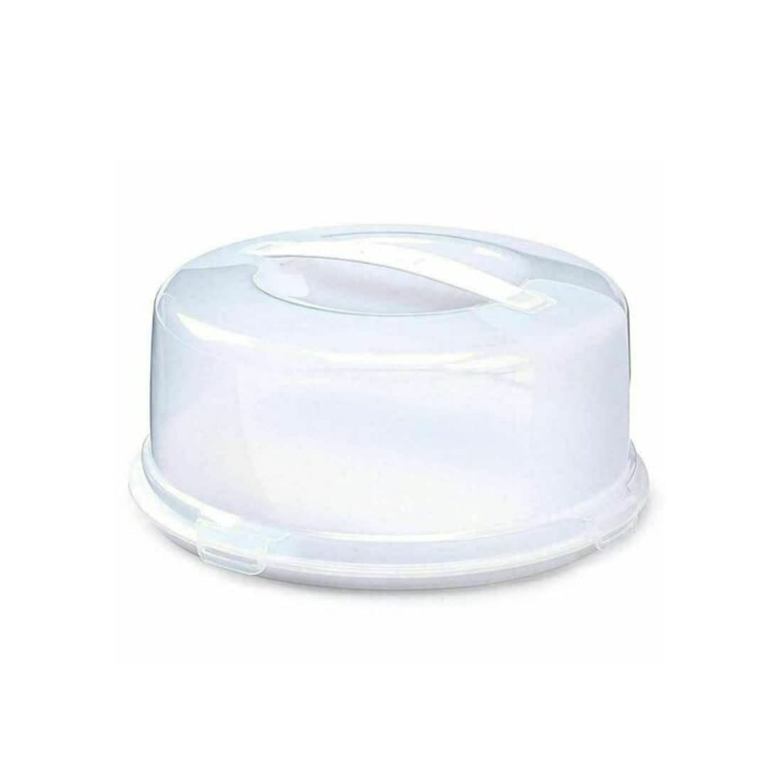 Buy Stllion Plastic Large Round Cake Carrier with Lid Carry Handle and