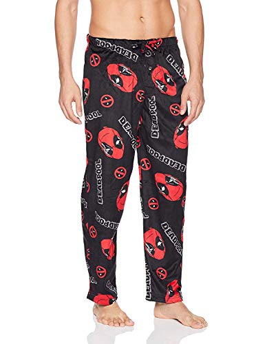 Marvel Men's Dead Pool Lounge Pants, Deadpool Red, M #TOP18