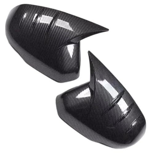 �o�b�N�~���[�J�o�[ CR-V�p CRV�p 6��ڗp 2023-2024�N�� 2PCS �o�b�N�~���[�J�o�[ �T�C�h�E�B���O �o�b�N�~���[�P�[�X �J�o�[�g����(Carbon Fiber Look)