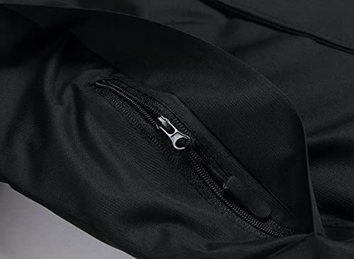 Keevoom Boy's Waterproof Ski Jacket Winter Warm Thick Snow Coat Windproof Fleece Kids Outdoor Hooded Snowboard Jackets(Black,8-9) #TOP5