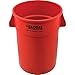 Global Industrial 44 Gallon Garbage Can, Red