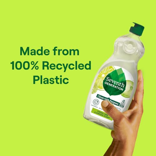 Seventh Generation Dish Soap, Fresh Lime & Ginger Scent, 19 oz - image 6