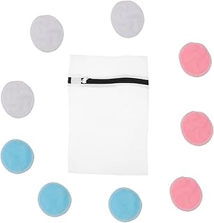 WOONEKY Almofadas De Limpeza 10Pcs Almofadas De Algodão Faciais Almofadas De Algodão Removedor De Maquiagem Almofadas De Maquiagem Para Olhos Almofadas De Algodão Para Maquiagem Esponjas