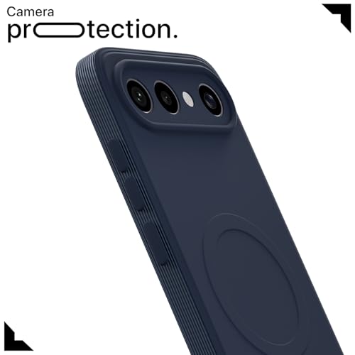 Image of Pikkme Back Cover for Vivo X300 FE 5G Soft Matte Silicone Mag-Safe Design (Mag-Safe Not Support) Camera Protection | Slim Fit Bumper Cover (Blue)