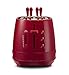 De'Longhi CTLAP2203.R Tostapane con Pinze, Controllo Progressivo del Grado di Tostatura, Indicatori Luminosi, Cassetto Raccoglibriciole, Piedini Antiscivolo, Potenza 550 Watt, Plastica, Rosso