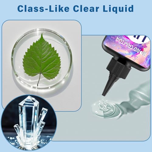 UV Resin 300g, Fast Curing Clear Epoxy Resin Hard Type for Jewelry Making, Craft, DIY