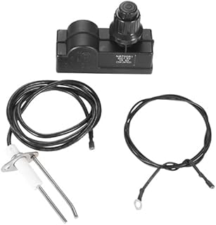 gohantee Piezo Gas Grill Igniter with 2 Outlet AAA Battery Push Button Ignition Kit Replaces Piezo Ignition for 2 Burner, Spark Generator Ignitor with Ground Wire for Gas Burner Grill