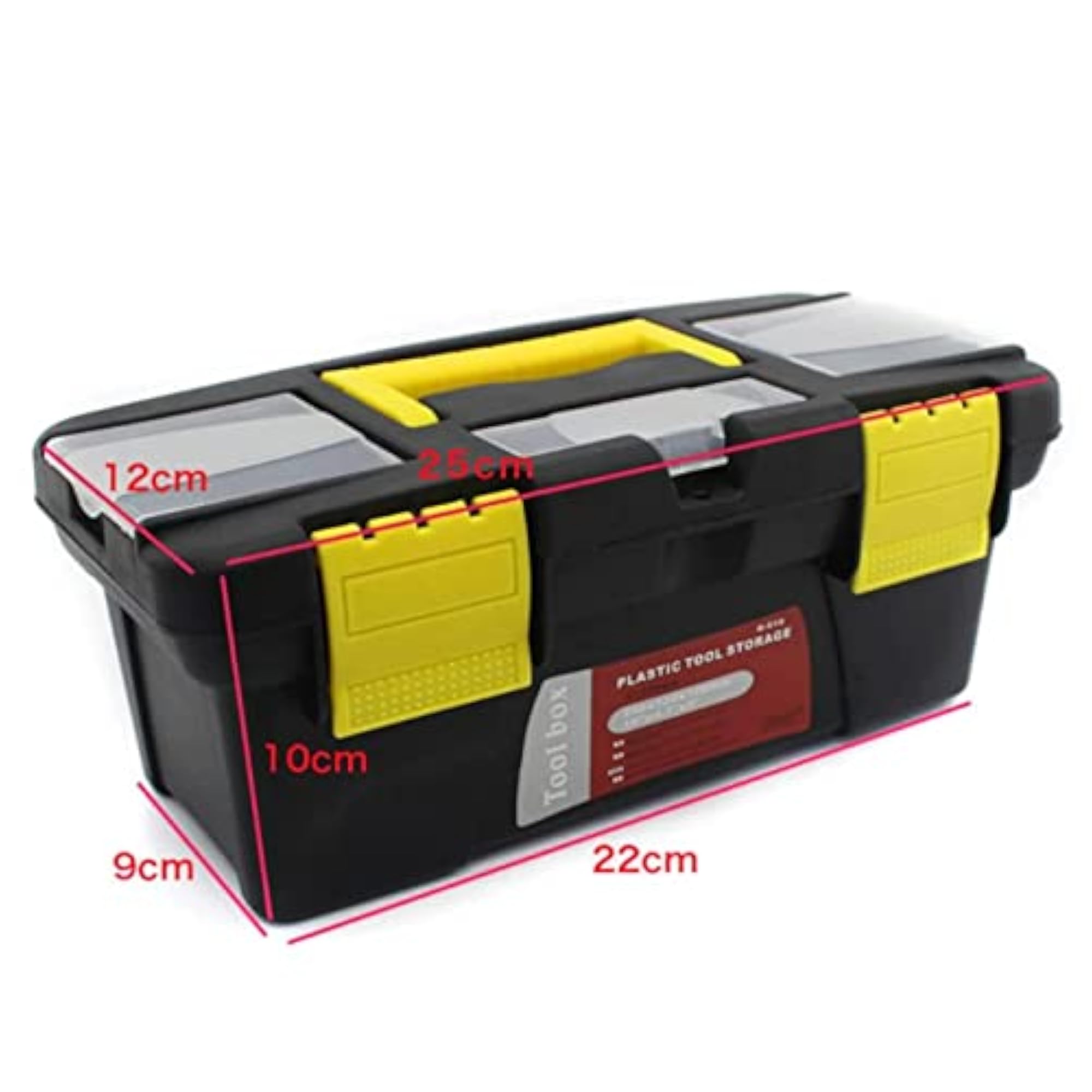 Plastic Double Layer Portable Tool Box