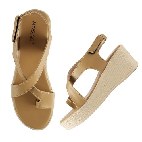 Image of MOSAC Women /Girl's Stylish Casual Comfortable Wedges Platform Heel Sandal FOR Women & Girls