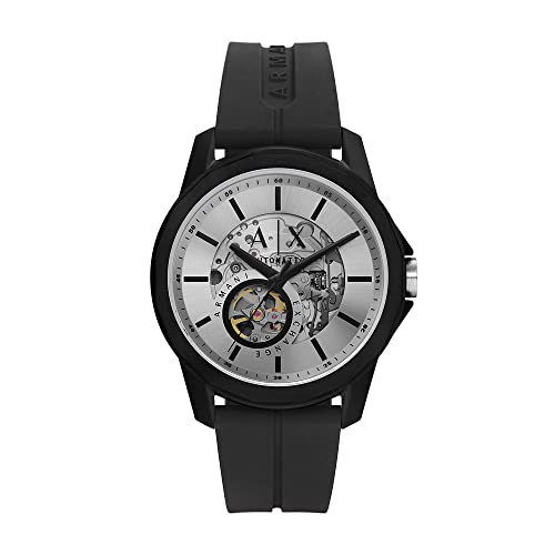 Armani Exchange - Montre Automatique pour Homme, Nylon Noir, Ax1726