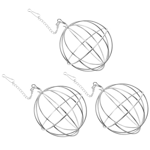 FONDOTIN 3pcs Metal Bird Nesting Fiber Holder - Empty Wire