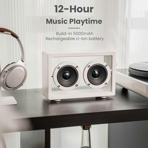 Haut-parleur Bluetooth portable 16W avec son puissant HD rose - 5