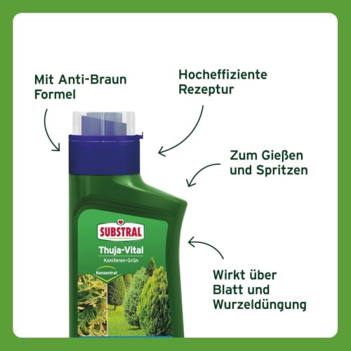 Substral Thuja-Vital 500ml Anti-Braun Formel auch f. Buchs & Kirschlorbeer
