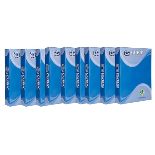 Image of Cubic Multipurpose White Copier Paper 75 GSM - A4 | 500 Papers per Ream | 9 Reams