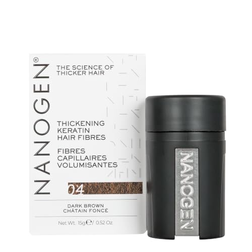 Nanogen Fibras Capilares Queratina: Castaño Oscuro 15 gr