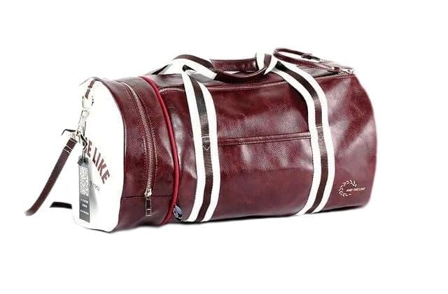 Sac de sport en cuir design noir et blanc pour exprimer votre style au quotidien