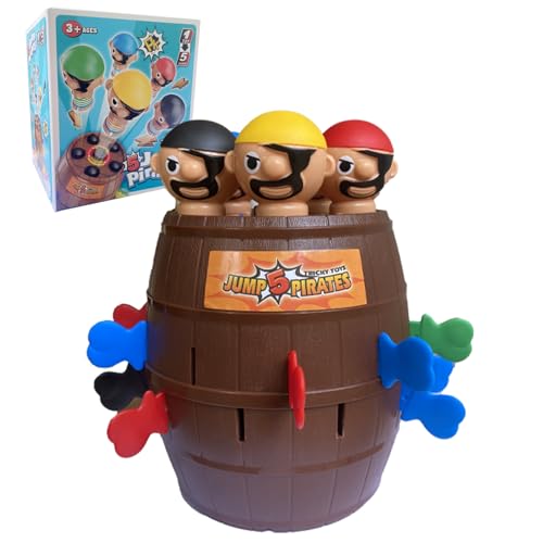 Juego de Mesa Pirata Sobredimensionado con 5 Figuras miniatura 1