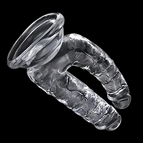 Large Double-Ended Dildo Realistic Penis G-Spot Massage Anal Plug With Suction Cup Vaginal Anal Stimulate For Lesbian Female Masturbation Sex Factory #TOP4