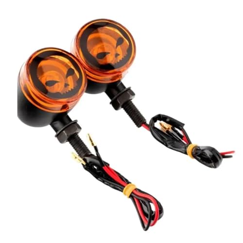 Clignotants lumières ambre moto scooter avec ampoules d'indicateur de direction