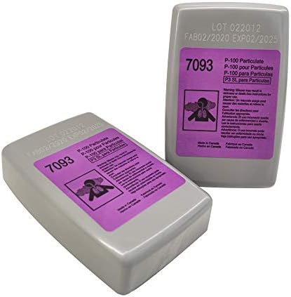 4 Pcs 2 Pairs，Particulate Filter Compatible with 7093 Use with Filter Retainer 6800 6200 7502 FF-4