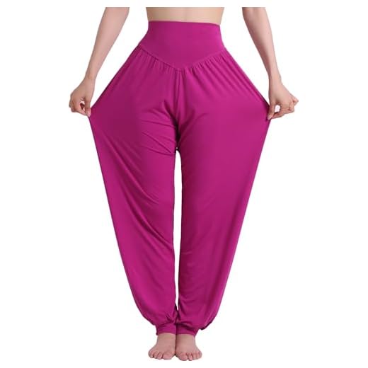 HOEREV Pijama YOGA de Super Soft pantalones de de las mujeres