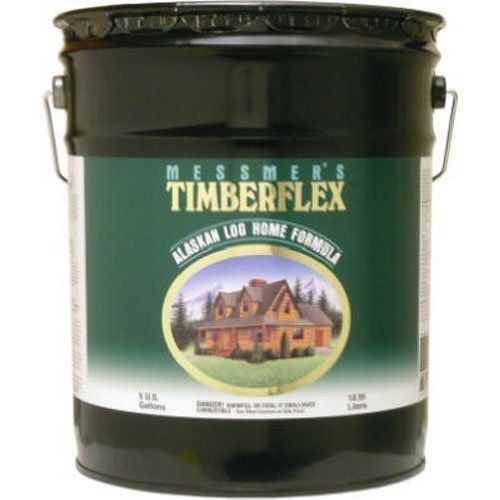 5 Gal Messmer's TF-500SA Clear Timberflex Alaskan Log Home Formula Exterior, Satin