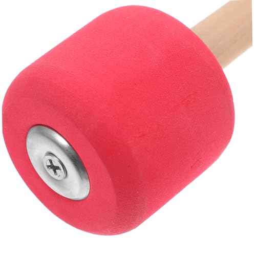 Baquetas de madera antideslizantes con diseño ergonómico para tocar bombos y instrumentos de percusión, mallet para presentaciones atractivas miniatura 3