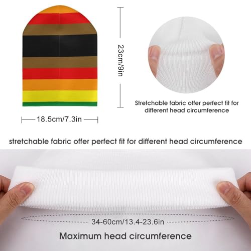 Philadelphia Pride Flag Kids Beanie Hat for for Girls Boys Children Cap Winter Knitted Chemo Cancer Headwear Accessories Gifts Decoration Black2