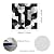 Nuxovilar Matte Black White Grey Peel and Vinyl Flooring10-Pack, Stick Floor Tile, 12x12 inch Self Adhesive Waterproof Flooring Wood Planks for Kitchen,Bedrooms