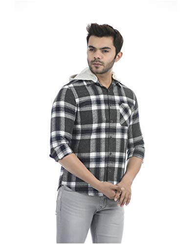 Image of Pepe Jeans Men's Cotton Checkered Regular Fit Casual Shirt