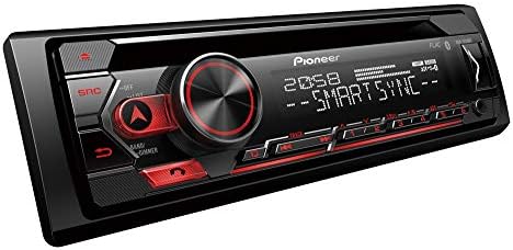 Pioneer DEH-S420BT | radio samochodowe 1DIN | tuner CD z RDS, Bluetooth, MP3, wejście USB i AUX, zestaw głośnomówiący, aplikacja Smart Sync, 13-pasmowy korektor, sterowanie iPodem