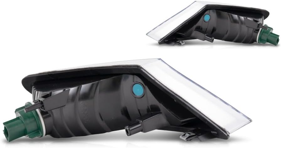 KarParts360 For Jeep Liberty 2008 2009 2010 2011 2012 Park/Signal Light Assembly Driver and Passenger Side Pair w/Bulbs Replaces CH2520145 CH2521145