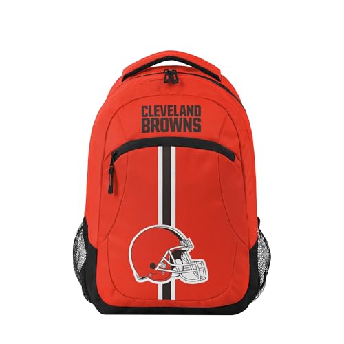 Image of FOCO Cleveland Browns NFL Alternate Color Action Backpack - Orange