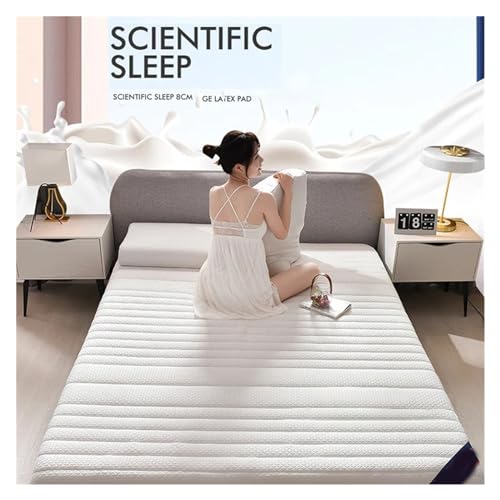 Lit pliant portable matelas latex naturel double pliable maison - 3