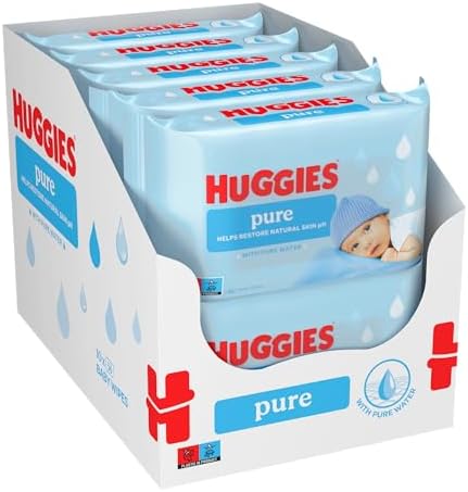 Huggies Pure Toallitas para Bebé, 99% Agua Pura, 18 Packs de 56, ...