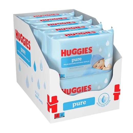 Huggies Toallitas pure para Bebé, 99% agua, 1008 toallitas (18 packs de 56 toallitas)