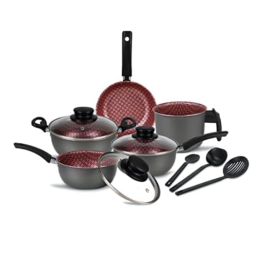 Conjunto Panelas Elegan Prime 8 Peças Grafite com Rosa - Dona Chefa