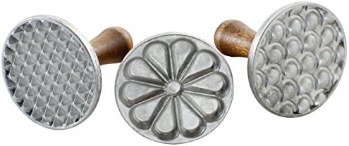 Nordic Ware 01235 – Heirloom Cookie Stamps, Grey