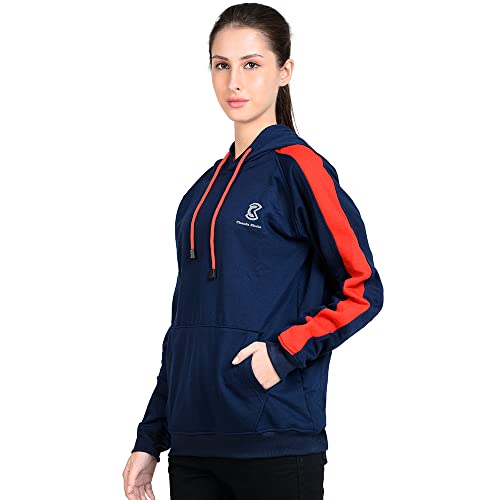 Image of Women's Sweatshirt Full Sleeve Kangaroo Pocket Pullover Hoodies - CKHD-G-08-01-S