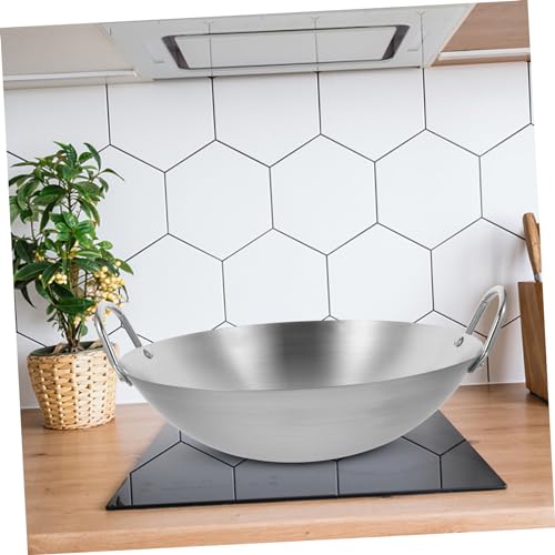 Wok grueso con doble asa para cocción en estufas de inducción miniatura 4