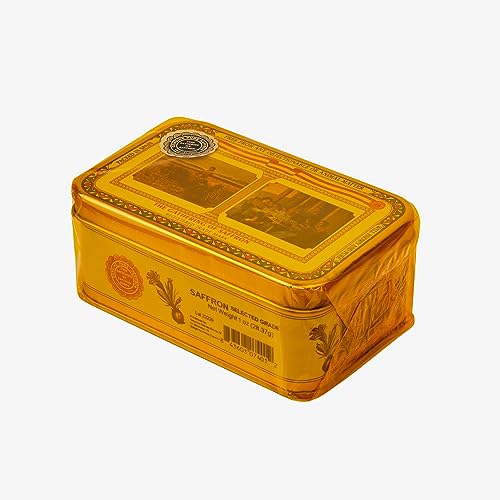 The Gathering of Saffron Brand Saffron, Pure Spanish, 1 Ounce