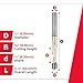 Amana Tool Solid Carbide InVectra Aluminum Laminate Trim Router Bit, ZrN Coated, 51430-Z, 1/4 D x 5/8 CH x 1/4 SHK x 2-1/2 Inch Long