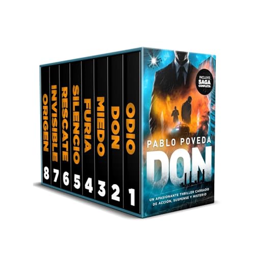 Serie Don COMPLETA todos los libros: un adictivo thriller Audiolibro Por Pablo Poveda arte de portada