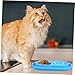 HANABASS Double Cat Bowl Integrated Water Moat Ant Pet Feeding Dish for Small Dogs and Cats Stylish Design for Outdoor Use