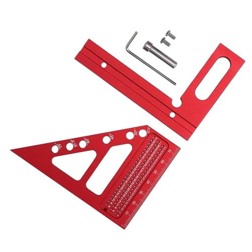 Escuadra transportadora para carpintería de aleación de aluminio miniatura 7
